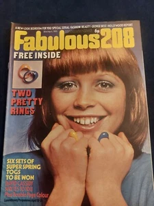 Vintage FABULOUS 208 Magazine 22 APRIL 1972 David Cassidy Poster George Best 71 - Picture 1 of 8