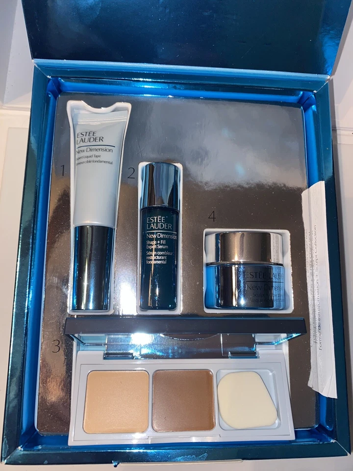 Estee Lauder New Dimension Shape & Sculpt Eye Kit New Boxed 4 Pc - Image 1 of 1
