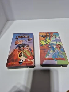 Adventures In Odyssey Episode 2 & 3 VHS Lot  Feathered Frenzy / Flight Finish - Picture 1 of 9