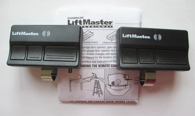 Pair of LiftMaster 973LM 3-Button Remote Controls - Brand New OEM - Image 1 of 4