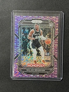 🔥2022-23 Panini Prizm Monopoly Malaki Branham Purple Money/50 RC Rookie - Imagen 1 de 2
