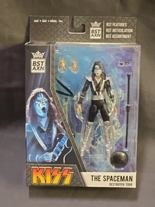 KISS Ace Frehley BST AXN The Spaceman Destroyer Tour Action Figure  NEW NIB - Picture 1 of 2