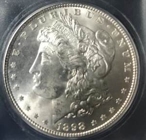 1898 MORGAN SILBER DOLLAR ICG MS65 möglich VAM 3 nahe Datum? BESCHREIBUNG LESEN - Bild 1 von 5