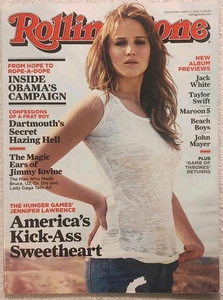 JENNIFER LAWRENCE ROLLING STONE ISSUE #1154 APRIL 12, 2012 THE HUNGER GAMES - Picture 1 of 24