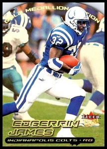 1999 Fleer Ultra Gold Medallion #120G Indianapolis Colts Edgerrin James RC - Picture 1 of 2