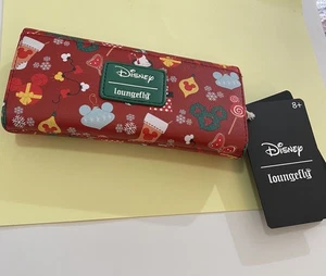 Cartera Disney Lounge Fly Loungefly golosinas navideñas con etiquetas - Imagen 1 de 6