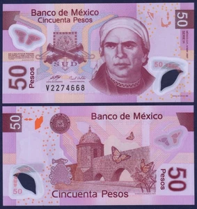 Mexico - P123h - 50 Pesos - POLYMER - Serie H - 2007 (2004) - Perfect UNC - Picture 1 of 1