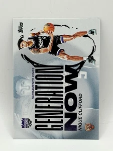 2025-26 Topps #GN-24 Nique Clifford Generación Ahora - Imagen 1 de 2