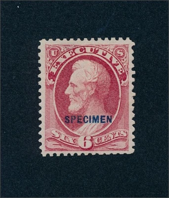 drbobstamps US Scott #O13S Mint NGAI VF Official Specimen Ovpt. Stamp Cat $67 - Image 1 of 2