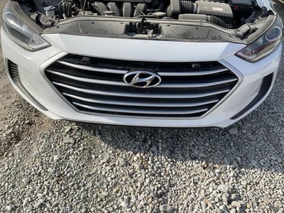 Grille Sedan Center Painted Surround Silver US Built Fits 17-18 ELANTRA 4627896 - Image 1 of 3