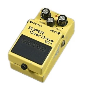 BOSS SD-1 Super Overdrive Pedale Chitarra Effetto Distorsione Tube Amp Sound Japan - Foto 1 di 4