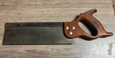 Vintage Atkins No. 3 Dovetail Or Mitre Saw 10” Blade - Image 1 of 4