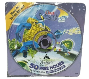 1996 Chex Quest Version 3.0 Vintage PC CD ROM Müsli Box Spiel AOL - NEU Sealed - Bild 1 von 4