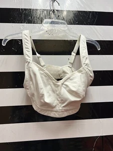 Women "Lululemon" white sports bra.Size 34 DD. Prev. Owned - Picture 1 of 2