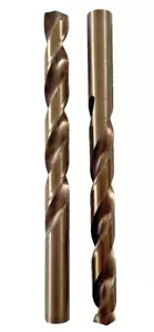 LastCut 2 PCS 31/64 Heavy Duty M35 Cobalt H.S.S. Jobber Drill Bits,135 DEG S/P - Picture 1 of 12