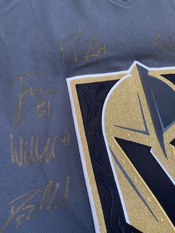 2017 Vegas Golden Knights Jersey Team Signed Autograph - 2023 Stanley Cup Champs Cover