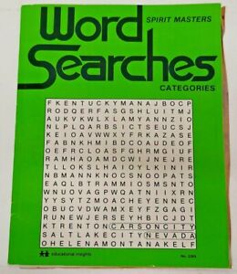 Word Searches Categories Educational Insights No. 2269 Spirit Masters Geography