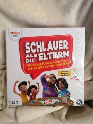 Spin Master Games Schlauer als die Eltern spaßiges Quiz Gesellschaftsspiel, NEU, - Bild 1 von 4