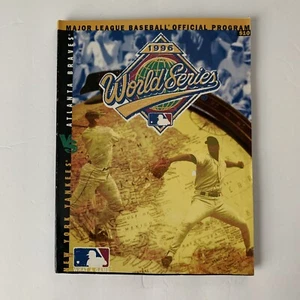 1996 World Series Program New York Yankees v Atlanta Braves Unscored MLB - Picture 1 of 11