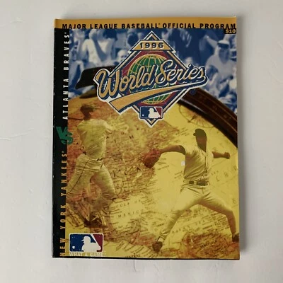 1996 World Series Program New York Yankees v Atlanta Braves Unscored MLB - Image 1 of 4