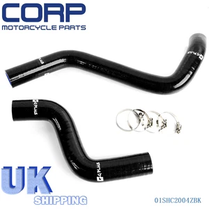 UK Radiator Silicone Hose FOR 96-99 TOYOTA EP91 Starlet Glanza V-Type 4E-FTE BK - Picture 1 of 1