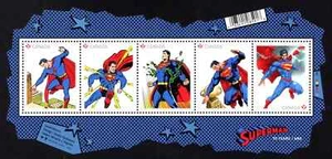 CANADA MINT SOUVENIR SHEET - VFNH - SCOTT 2677 - SUPERMAN - 2013 - Picture 1 of 1