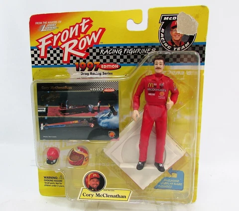 Cory McClenathan Front Row Drag Racing Figurines 1997 Edition 5301 Mc Donald's Cover