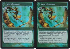 Foil Edge of Autumn - Future Sight X2 Magic MTG (Lots A & B)