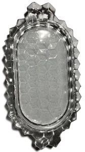 American Clear Tray by Fostoria~Hexigon Design~Used with Sugar and Creamer - Bild 1 von 6