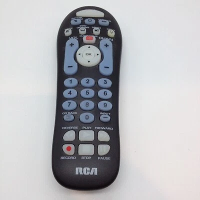 RCA RCR313BE Big Button Three-Device Universal Remote Backlit Tested Works Great - Image 1 of 4