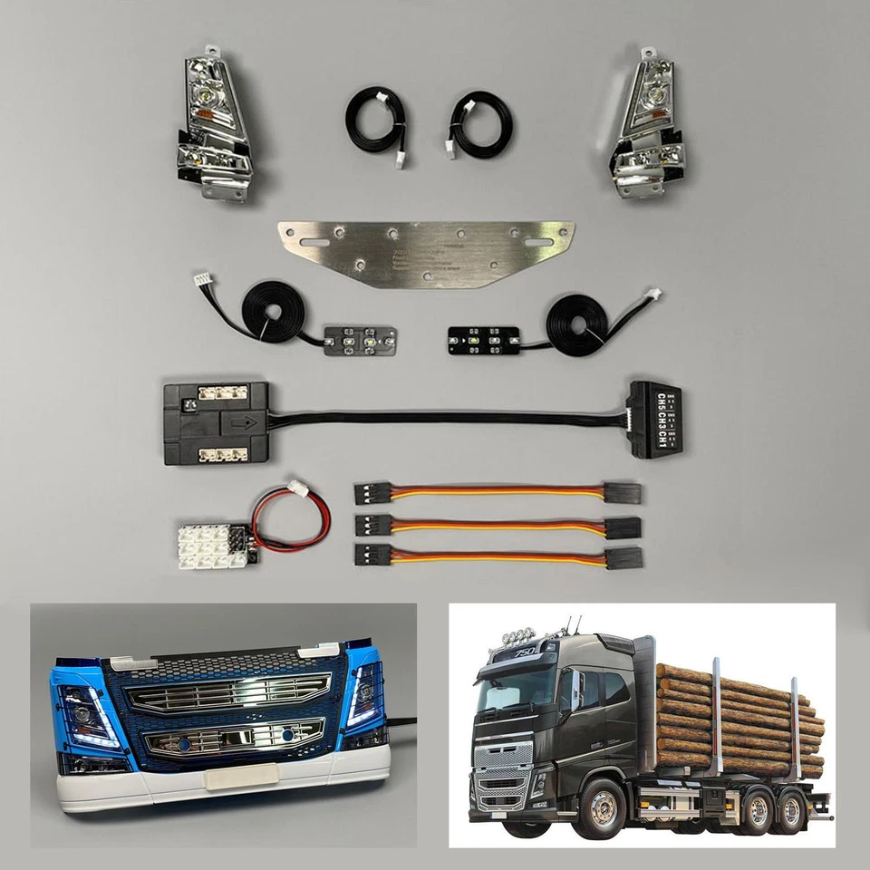 DIY Light Unit Spare for 1:14 Tamiya FH16 750 RC Tractor Truck 56360 56362 Lorry - Image 1 of 4