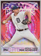 MAX SCHERZER - 2014 Topps Update Power Players #PPA-MS Detroit Tigers