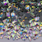 Special Shape Crystal AB Iron On Hotfix Rhinestones Hot Fix Flatback Stones Gem