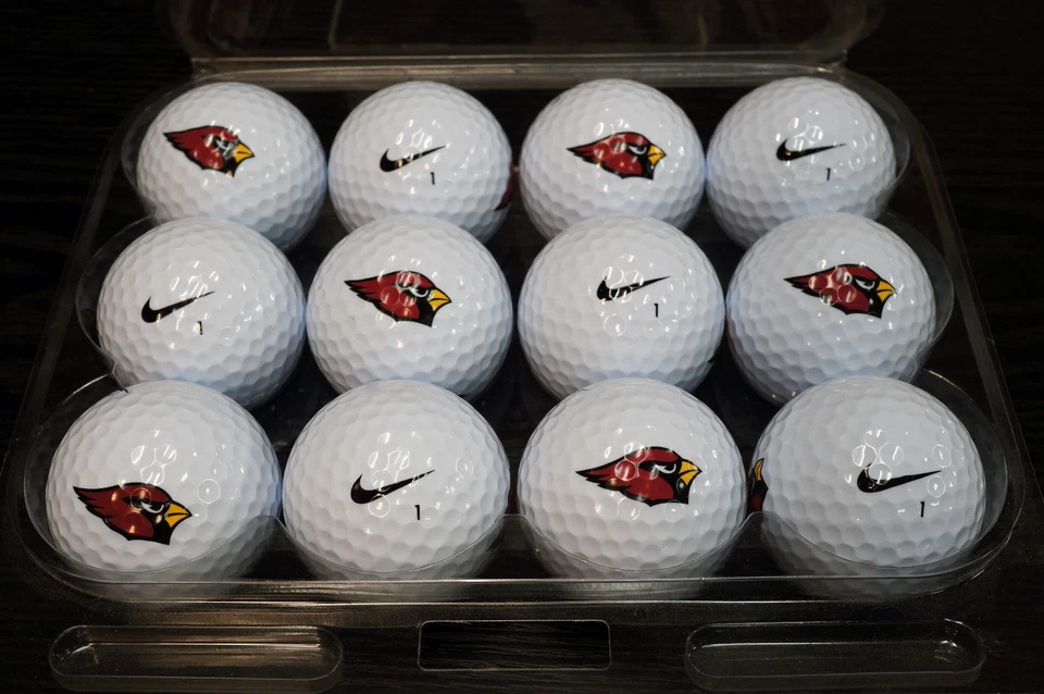 3 Dozen (Arizona Cardinals Logo) Nike Assorted Mint / AAAAA Used Golf Balls  - Image 1 of 1