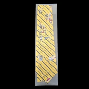 Aksesare Collegiate Collection Play of 1982 Silk Tie UC Berkeley Cal Stanford - Picture 1 of 5