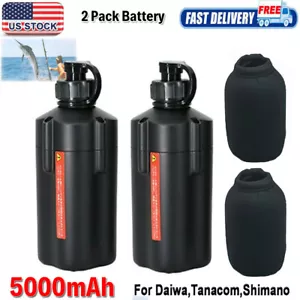 Batería de carrete de pesca eléctrico BM5000 2 X 5,0 Ah BM5000 para Daiwa Tanacom 750 1000 BM2300 - Imagen 1 de 11