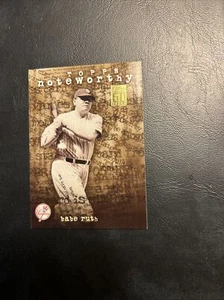 B99a #tn30 Babe Ruth, New York Yankees, 2001 Topps Noteworthy - Picture 1 of 2