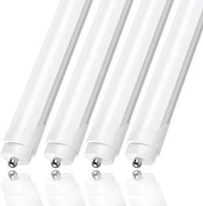 12Pack T8 8FT FA8 Single Pin Led Light Bulbs 45W T12 8Foot Led Shop Light 6000K - Picture 1 of 2