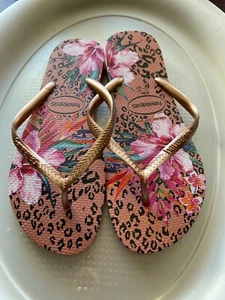 Chanclas HAVAIANAS MUJER FLORAL TALLA 7/8 NUEVAS - Imagen 1 de 5