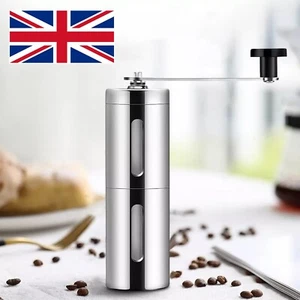 Manual Coffee Bean Grinder Adjustable Coarseness Ceramic Hand Held Grinding - UK - Picture 1 of 3