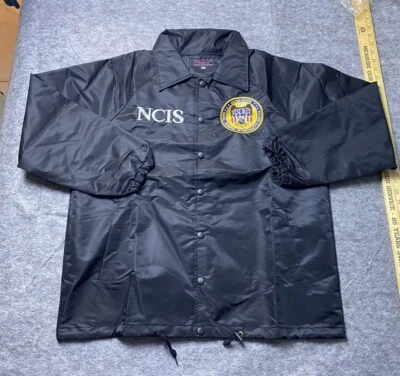 Vintage NCIS Jacket Mens Medium Black Windbreaker US Special Agent - Image 1 of 4