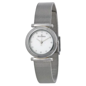 Reloj pulsera Skagen 107SSSD clásico de malla de cristal de Swarovski para mujer - Imagen 1 de 2