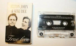 Elton John Kiki Dee True Love Cassette tape Single Cassingle 1993 Paper Sleeve - Picture 1 of 2