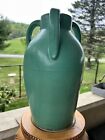 Vintage Matte Green York Pfaltzgraff Pottery Vase Art Deco 16” Floor Vase #140
