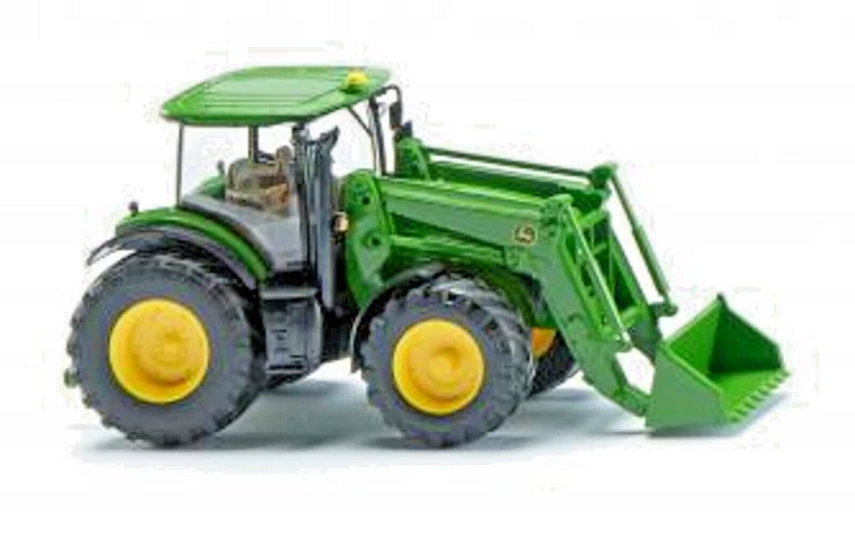 Wiking 35804 John Deere 7260R Con Caricatore Frontale, HO, Nuovo 2025 - Immagine 1 di 1