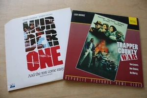 Trapper County War Murder One B-Movie LaserDiscs Hudson Swayze Estes Wilder - Foto 1 di 12
