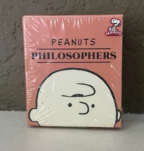 2010 PEANUTS PHILOSOPHERS 4-BOOK SET IN UNOPENED PLASTIC OVER CARDBOARD SLIPCASE - Picture 1 of 6
