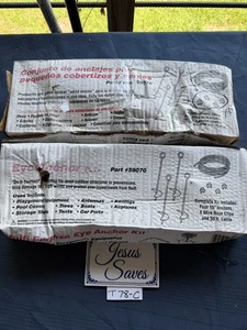 2 Set Cavo Zincato 59070 Include 4 Ancoraggi 8 Morsetti 50' Cavo Zincato - Foto 1 di 2