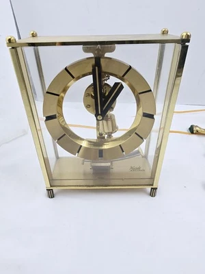  Kundo KIENINGER & OBERGFELL Electric Skeleton Clock Working - Image 1 of 4