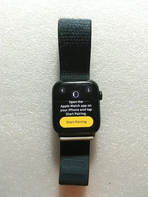 Apple Watch SE 44MM Black Aluminum Grey Band GPS LTE  - Image 1 of 4